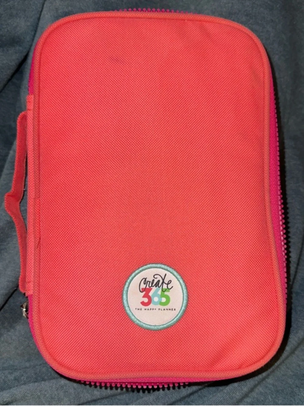 Happy Planner Create 365 Salmon Zip Planner Case